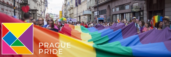 Höhepunkt zum Pride Festival ist die Gay Parade durch Prag