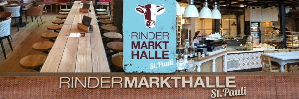Rindermarkthalle St. Pauli - Market hall with weekly market in Hamburg