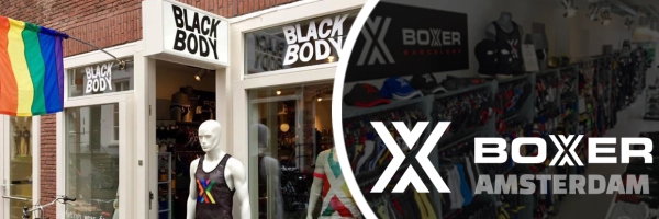 BOXER Fetisch & Sportbekleidung findest du Black Body Shop Amsterdam