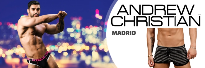 Andrew Christian @ XXX Madrid Store - Men's Underwear & Fashion
