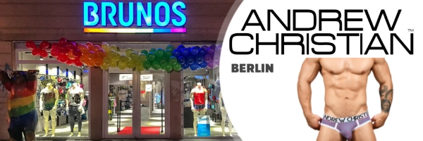 Andrew Christian @ Brunos Store - Gay Shopping Berlin