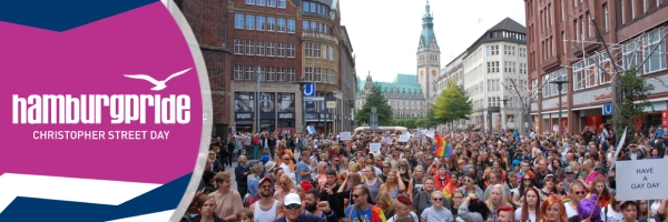 Hamburg Pride Parade - Gay Pride through the city centre of Hamburg