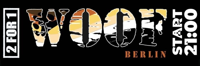 Woof Berlin Gay Bar for Bears: Tuesday 2-4-1 Happy Hour