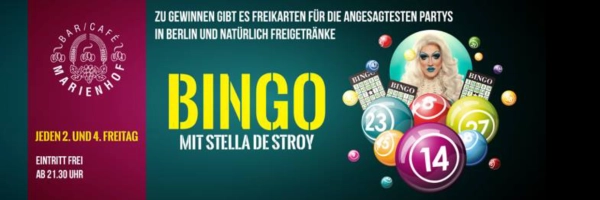 Gay Bingo mit Stella deStroy im Marienhof Berlin