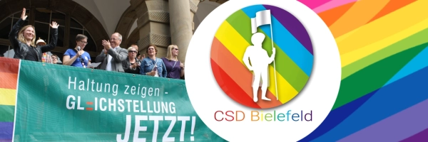 CSD Bielefeld - Pride Parade and the street festival in Bielefeld
