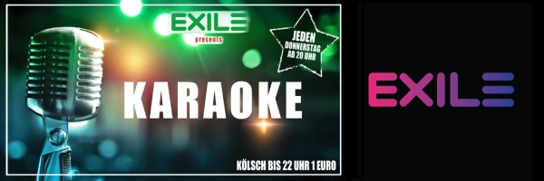 Karaoke @ Exile Cologne -Karaokeparty in Köln jeden Donnerstag