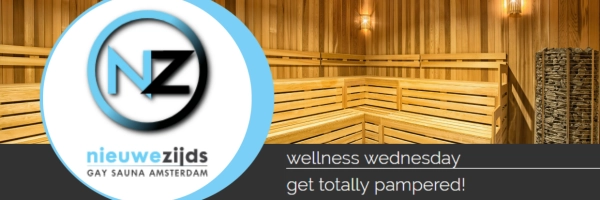 Every Wednesday wellness day in the sauna Nieuwezijds Amsterdam