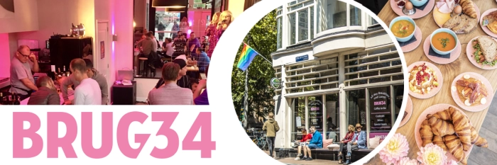 Burg 34 - gay friendly café, bar, breakfast restaurant in Amsterdam