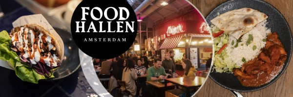 Foodhallen Amsterdam - Indoor-Food-Markt in Amserdam