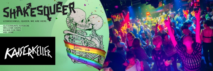 Shakesqueer -schwul-lesbische Party im Kaiserkeller Hamburg
