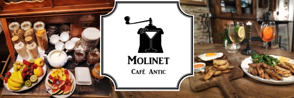 Molinet Cafè Antic - Frühstücks- und Chillout-Bar in Barcelona.