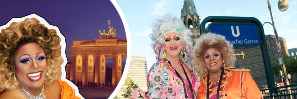 Olivia Jones\' Berlin city tour - with Gloria Glamour: sightseeing show