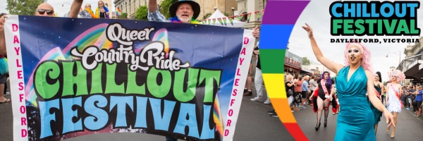 ChillOut PRIDE Parade zum Pride Festival in Daylesford