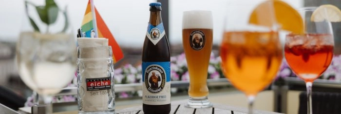 Dachterrasse Deutsche Eiche: Drinks mit toller Aussicht in in München