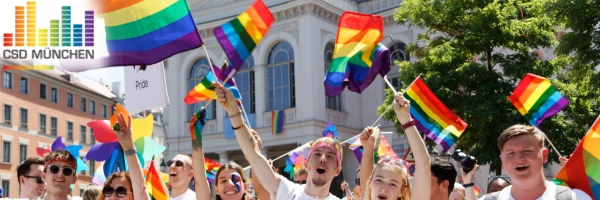 CSD München: Pride Festival mit PolitParade und Straßenfest