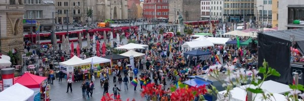 CSD-Straßenfest: LGBT Festival in Halle Saale