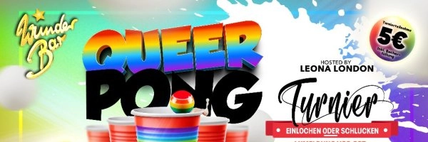 Queer Pong - your new games Thursday @ Wunderbar Hamburg