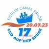 Logo 18. CSD auf der Spree - Berlin Kanal Pride 2024