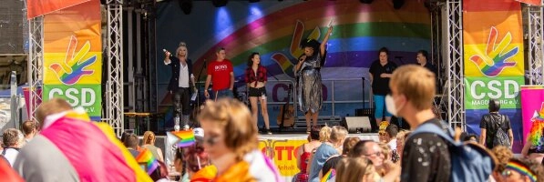 CSD-Stadtfest zum Pride Festival in Magdeburg