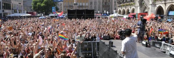 CSD-Straßenfest rund um das Rathaus: München Pride Festival
