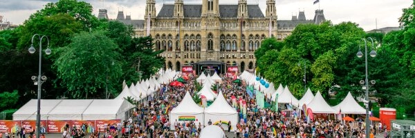 Pride Village am Rathausplatz at Vienna Pride