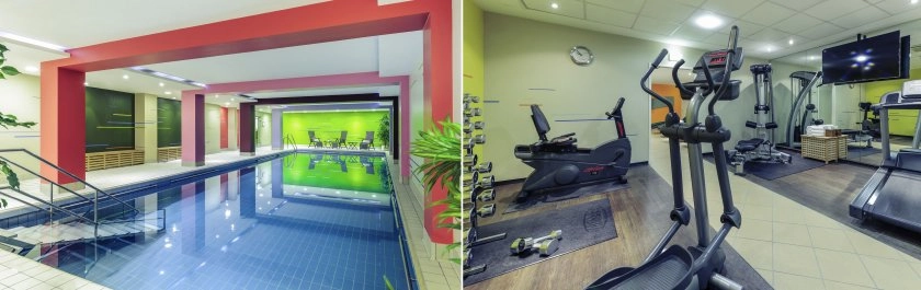 Fitness area and indoor pool - Mercure Hotel Cologne, Belfortstrasse