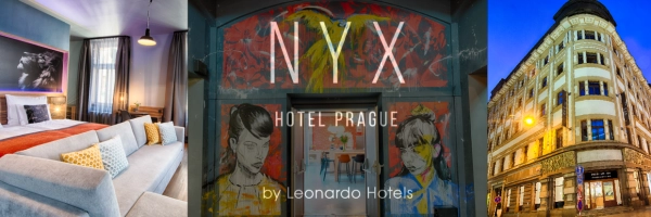 NYX Hotel in Prague - great design hotel in top location