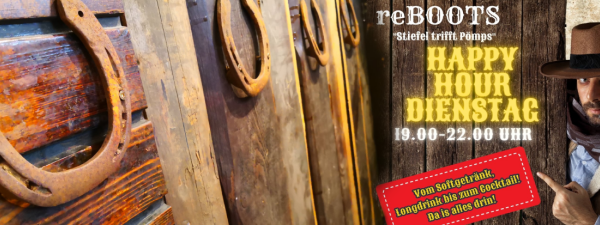 Happy Hour @ reBOOTS Bar