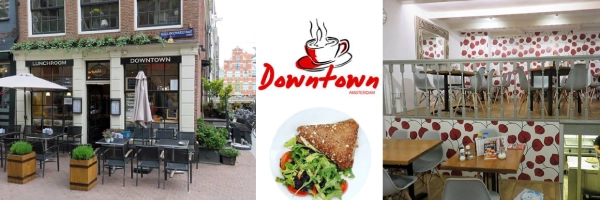 Lunchroom Downtown Amsterdam - Frühstück, Cafe und Snacks